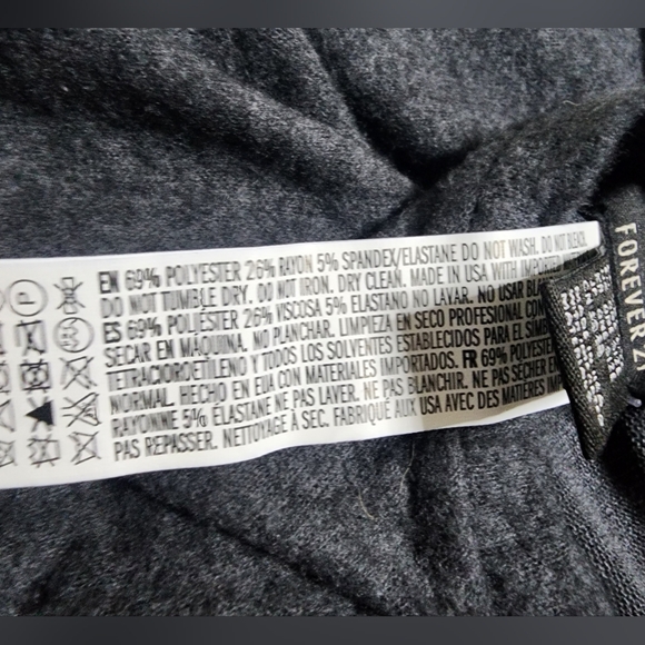 Forever 21 NWT Knit Top Size One Size Fits All Cover-Up Blouse Coat Kimono Shirt - Picture 3 of 5